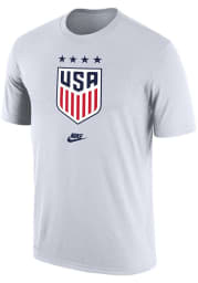 Nike Team USA White Crest Short Sleeve T Shirt