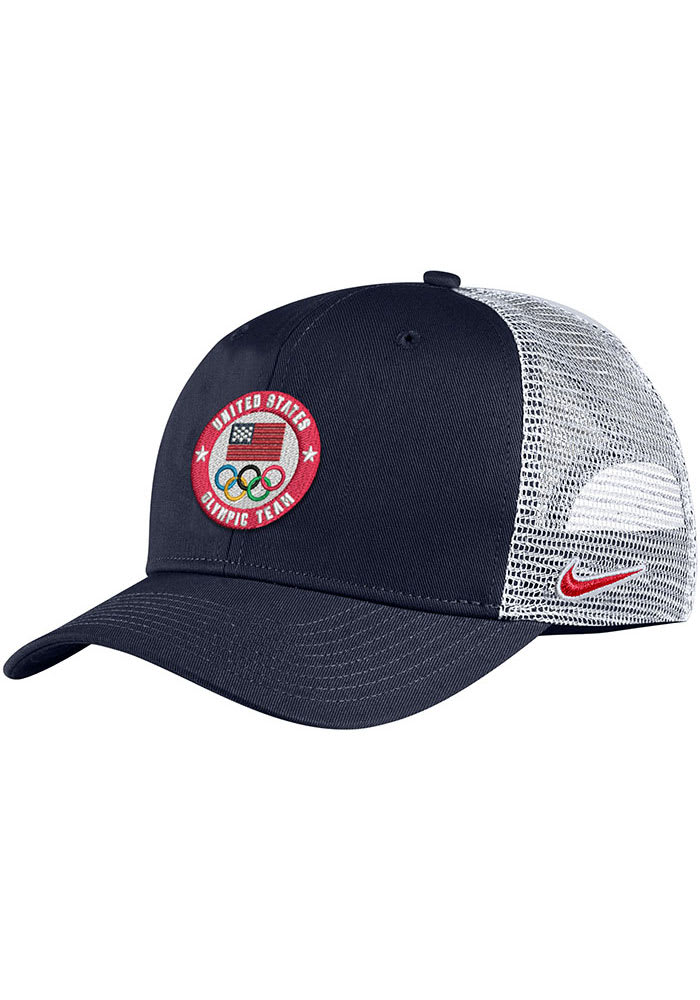 Nike Team USA 2021 Olympics C99 Trucker Adjustable Hat - Navy Blue