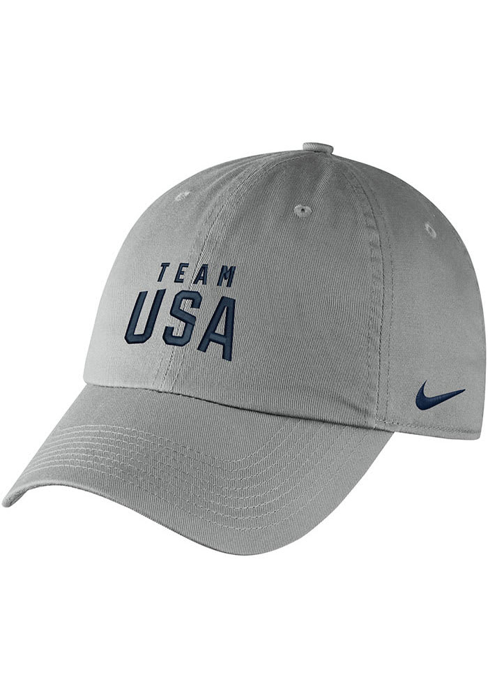 Nike Team USA 2021 Olympics Campus Adjustable Hat - Grey