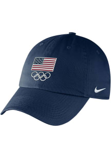 Nike Team USA 2021 Olympics Campus Adjustable Hat - Navy Blue