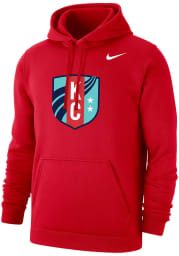 Nike KC Current Mens Red Club Fleece Long Sleeve Hoodie