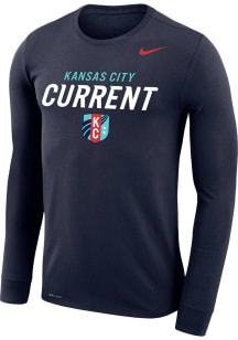 Nike KC Current Navy Blue DF Legend Long Sleeve T-Shirt