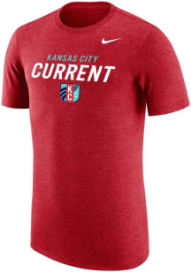 Nike KC Current Red Tri-Blend Short Sleeve Fashion T Shirt