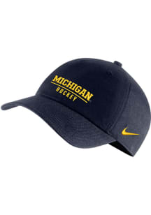 Nike Michigan Wolverines Hockey Campus Adjustable Hat - Navy Blue