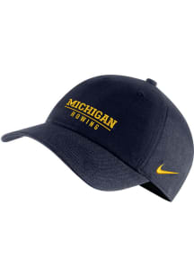 Nike Michigan Wolverines Rowing Campus Adjustable Hat - Navy Blue