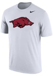 Nike Arkansas Razorbacks White DriFIT Short Sleeve T Shirt