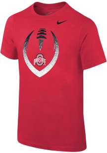 Nike Ohio State Buckeyes Youth Cardinal Core Cotton Short Sleeve T-Shirt