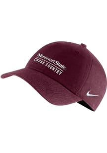 Nike Missouri State Bears Cross Country Campus Adjustable Hat - Maroon