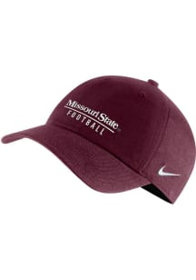Nike Missouri State Bears Football Campus Adjustable Hat - Maroon