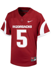 Nike Arkansas Razorbacks Youth Cardinal Untouchable No 5 Football Jersey