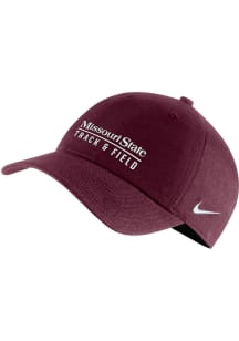 Nike Missouri State Bears Track and Field Campus Adjustable Hat - Maroon