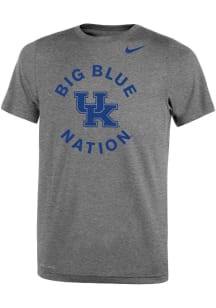 Nike Kentucky Wildcats Youth Grey Legend Short Sleeve T-Shirt