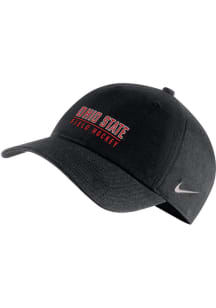 Nike Ohio State Buckeyes Field Hockey Campus Adjustable Hat - Black