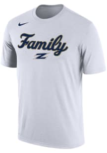 Nike Akron Zips White Family DriFIT Short Sleeve T Shirt