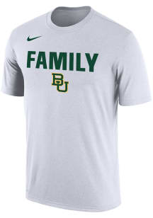 Nike Baylor Bears White Family DriFIT Short Sleeve T Shirt