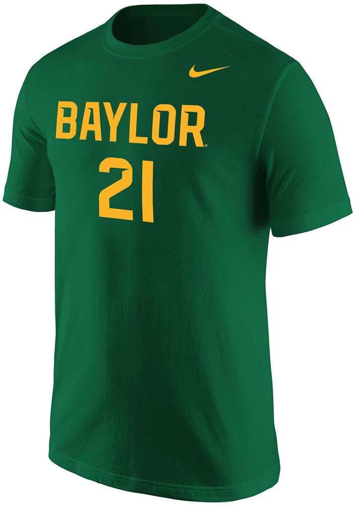 Nike Baylor Bears Green Replica Basketball Jersey Short Sleeve T Shirt
