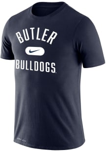 Nike Butler Bulldogs Navy Blue Retro Name Legend Short Sleeve T Shirt