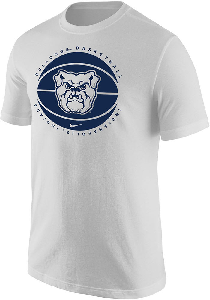 Nike Butler Bulldogs White Team Issue Short Sleeve T Shirt