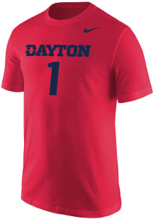 Nike Dayton Flyers Red Replica Basketball Short Sleeve T Shirt