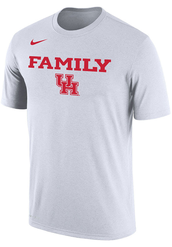 Nike Houston Cougars White Family DriFIT Short Sleeve T Shirt
