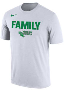 Nike North Texas Mean Green White Family DriFIT Short Sleeve T Shirt