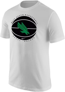 Nike North Texas Mean Green White Team Issue Short Sleeve T Shirt