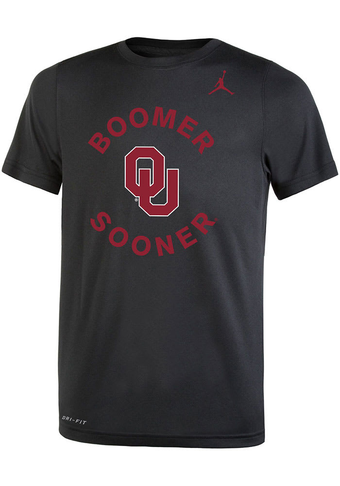 Nike Oklahoma Sooners Youth Black Sooner Short Sleeve T-Shirt