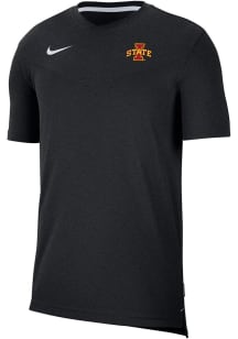 Nike Iowa State Cyclones Black UV Coach Short Sleeve T Shirt