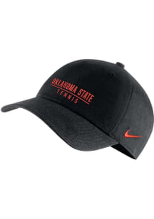 Nike Oklahoma State Cowboys Tennis Campus Adjustable Hat - Black