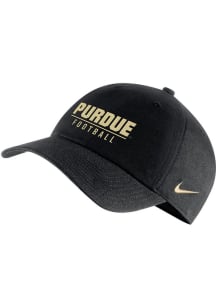 Nike Purdue Boilermakers Football Campus Adjustable Hat - Black