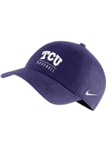 Nike TCU Horned Frogs Baseball Campus Adjustable Hat - Purple