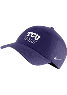 Nike TCU Horned Frogs Football Campus Adjustable Hat - Purple