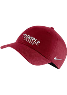 Nike Temple Owls Soccer Campus Adjustable Hat - Crimson