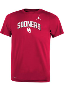 Nike Oklahoma Sooners Boys Crimson SL Legend Team Issue Short Sleeve T-Shirt