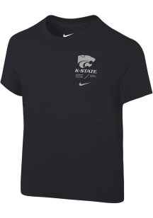 Nike K-State Wildcats Toddler Black SL Team Issue Short Sleeve T-Shirt