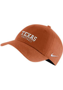 Nike Texas Longhorns Softball Campus Adjustable Hat - Burnt Orange