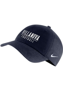 Nike Villanova Wildcats Football Campus Adjustable Hat - Navy Blue