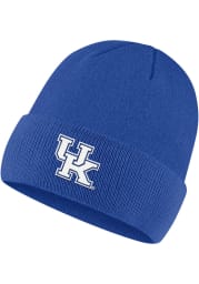 Nike Kentucky Wildcats Blue Cuffed Logo Beanie Mens Knit Hat