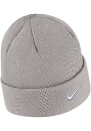 Nike Purdue Boilermakers Grey Cuffed Logo Beanie Mens Knit Hat