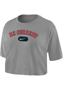 Nike KC Current Womens Grey Dri-Fit Short Sleeve T-Shirt