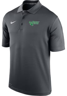 Nike North Texas Mean Green Mens Grey Varsity Short Sleeve Polo