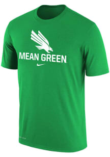 Nike North Texas Mean Green Kelly Green Dri-FIT Cotton Short Sleeve T Shirt