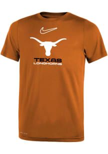 Nike Texas Longhorns Youth Burnt Orange Mascot Name Drop Short Sleeve T-Shirt