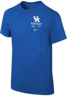 Nike Kentucky Wildcats Youth Blue SL Team Issue Short Sleeve T-Shirt