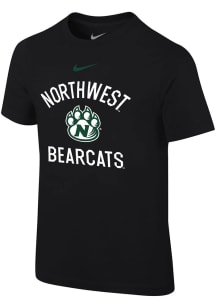 Nike Northwest Missouri State Bearcats Boys Black No 1 Design Short Sleeve T-Shirt