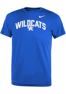 Nike Kentucky Wildcats Boys Blue SL Legend Team Issue Short Sleeve T-Shirt