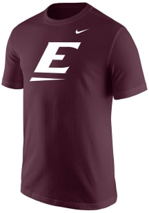 Nike Eastern Kentucky Colonels Maroon Primary Logo Short Sleeve T Shirt