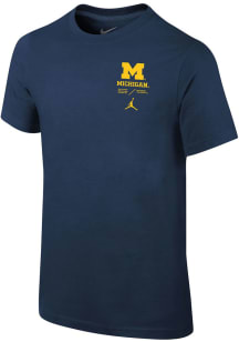 Nike Michigan Wolverines Youth Navy Blue SL Team Issue Short Sleeve T-Shirt