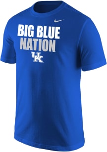 Nike Kentucky Wildcats Blue Core Slogan Short Sleeve T Shirt