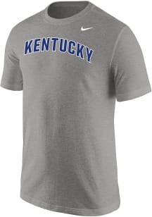 Nike Kentucky Wildcats Grey Core Arched Name Short Sleeve T Shirt
